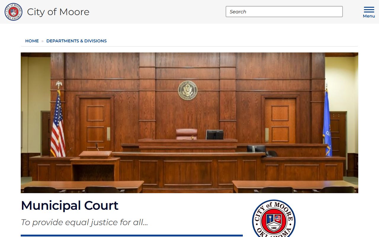Moore municipal court website for bankruptcy records