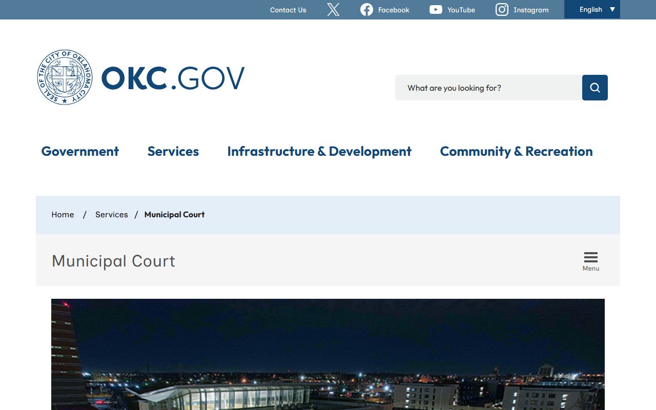 Oklahoma City municipal court case lookup for bankruptcy records